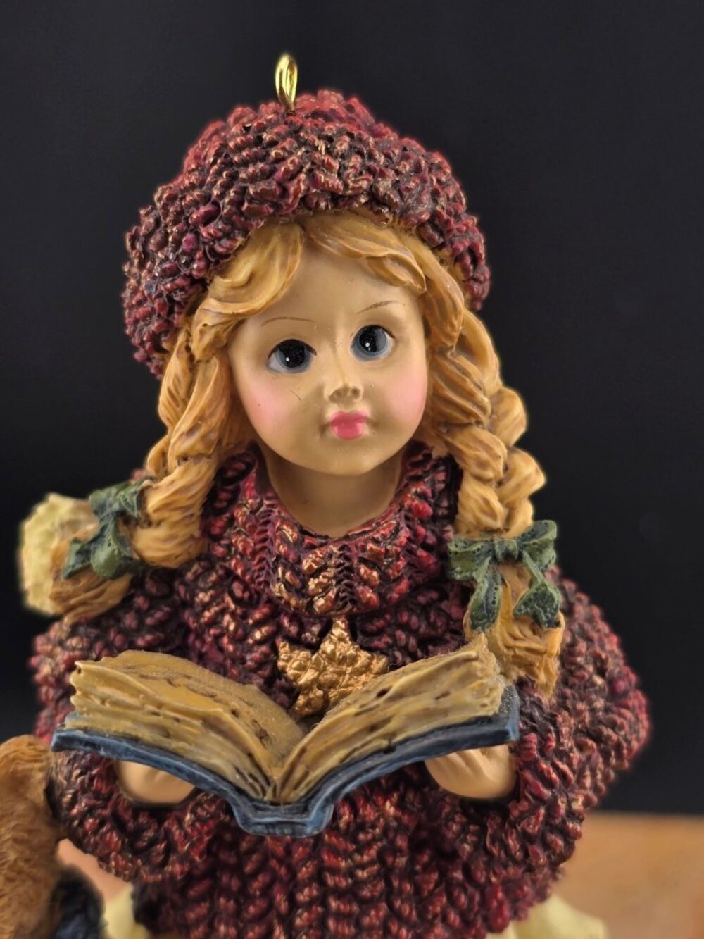 Boyds Bears Yesterdays Child Megan W/ Elliot & Annie Figurine Christmas - Picture 2 of 12